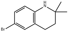 6-bromo-2,2-dimethyl-1,2,3,4-tetrahydroquinoline Struktur