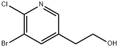 3-Pyridineethanol, 5-bromo-6-chloro- Struktur