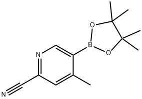 4-Methyl-6-cyano
pyridine-3-boronic acid pinacol ester Struktur