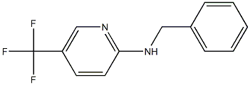 N-benzyl-5-(trifluoromethyl)pyridin-2-amine Struktur