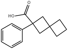 2-phenylspiro[3.3]heptane-2-carboxylic acid Struktur