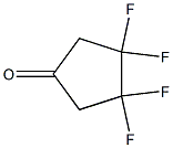 3,3,4,4-tetrafluorocyclopentan-1-one Struktur