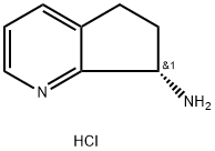 (7S)-6,7-dihydro-5H-cyclopenta[b]pyridin-7-amine hydrochloride Struktur