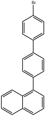 1-(4'-bromobiphenyl-4-yl)naphthalene Struktur