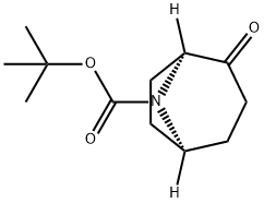 8-BOC-2-OXO-8-AZABICYCLO[3.2.1]OCTANE Struktur