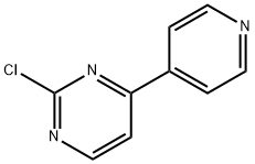 2-Chloro-4-(4-pyridyl)pyrimidine Struktur