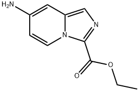 ethyl 7-aminoimidazo[1,5-a]pyridine-3-carboxylate Struktur