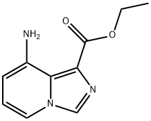 ethyl 8-aminoimidazo[1,5-a]pyridine-1-carboxylate Struktur