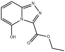 ethyl 5-hydroxy-[1,2,4]triazolo[4,3-a]pyridine-3-carboxylate Struktur