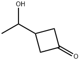 3-(1-hydroxyethyl)cyclobutan-1-one Struktur