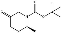 tert-butyl (S)-2-methyl-5-oxopiperidine-1-carboxylate Struktur