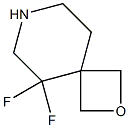 5,5-difluoro-2-oxa-7-azaspiro[3.5]nonane Struktur