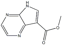 5H-Pyrrolo[2,3-b]pyrazine-7-carboxylic acid methyl ester Struktur