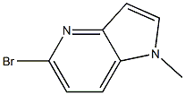 5-bromo-1-methyl-1H-pyrrolo[3,2-b]pyridine Struktur