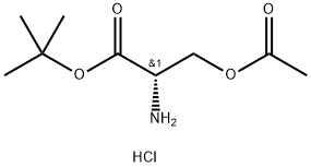 O-Acetyl-L-Serine-Tert-Butyl Ester Hydrochloride Struktur