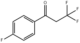 3,3,3-trifluoro-1-(4-fluorophenyl)propan-1-one Struktur