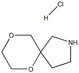 6,9-dioxa-2-azaspiro[4.5]decane hydrochloride Struktur