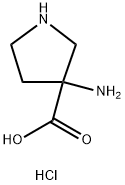 3-Amino-3-pyrrolidinecarboxylic acid dihydrochloride Struktur