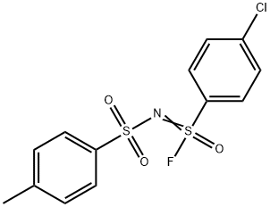 4-Chloro-N-tosylbenzenesulfonimidoyl fluoride Struktur