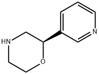 (R)-2-(pyridin-3-yl)morpholine Struktur