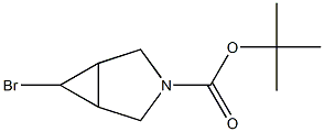 tert-butyl 6-bromo-3-azabicyclo[3.1.0]hexane-3-carboxylate Struktur