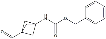 benzyl (3-formylbicyclo[1.1.1]pentan-1-yl)carbamate Struktur