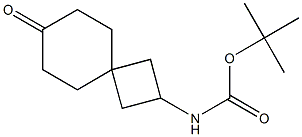 tert-butyl (7-oxospiro[3.5]nonan-2-yl)carbamate Struktur