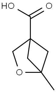 1-methyl-2-oxabicyclo[2.1.1]hexane-4-carboxylic acid Struktur