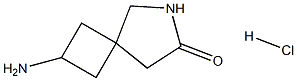 2-amino-6-azaspiro[3.4]octan-7-one hydrochloride Struktur