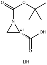 lithium (S)-1-(tert-butoxycarbonyl)aziridine-2-carboxylate Struktur