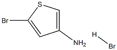 5-bromothiophen-3-amine hydrobromide Struktur