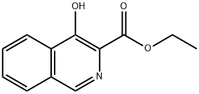 ethyl 4-hydroxyisoquinoline-3-carboxylate Struktur