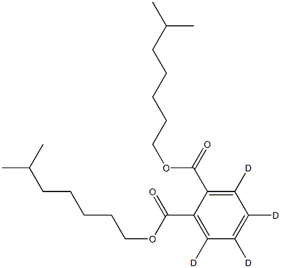 Bis(6-methylheptyl) Phthalate-3,4,5,6-d4	 Struktur