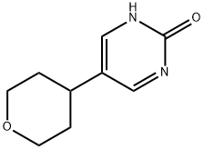 5-(tetrahydro-2H-pyran-4-yl)pyrimidin-2-ol Struktur