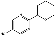 2-(tetrahydro-2H-pyran-2-yl)pyrimidin-5-ol Struktur