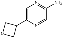 5-(oxetan-3-yl)pyrazin-2-amine Struktur