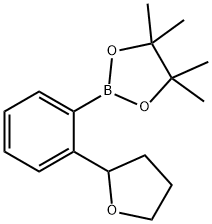 2-(Oxolan-2-yl)phenylboronic acid pinacol ester Struktur