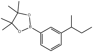 3-(SEC-BUTYL)PHENYLBORONIC ACID PINACOL ESTER Struktur