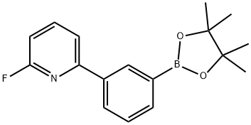 3-(6-Fluoropyridin-2-yl)phenylboronic acid pinacol ester Struktur