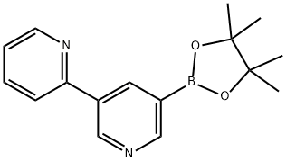 5-(2-Pyridyl)pyridine-3-boronic acid pinacol ester Struktur