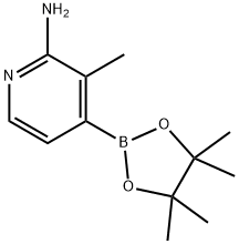 2-Amino-3-methylpyridine-4-boronic acid pinacol ester Struktur