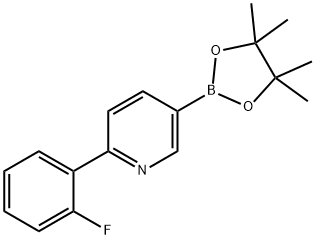 2-(2-Fluorophenyl)pyridine-5-boronic acid pinacol ester Struktur