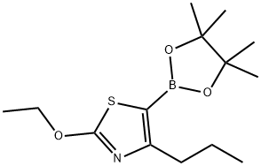 4-(n-Propyl)-2-ethoxythiazole-5-boronic acid pinacol ester Struktur