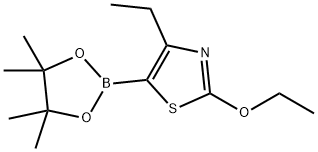 4-Ethyl-2-ethoxythiazole-5-boronic acid pinacol ester Struktur