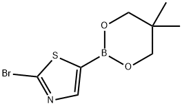 2-Bromothiazole-5-boronic acid neopentylglycol ester Struktur