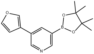 5-(3-Furyl)pyridine-3-boronic acid pinacol ester Struktur