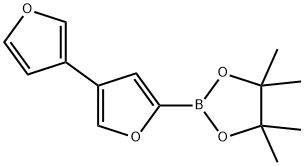 4-(3-Furyl)furan-2-boronic acid pinacol ester Struktur