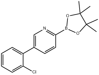 5-(2-Chlorophenyl)pyridine-2-boronic acid pinacol ester Struktur