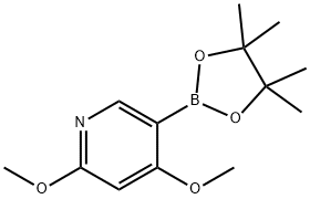 2,4-Dimethoxypyridine-5-boronic acid pinacol ester Struktur