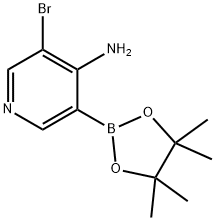 4-Amino-5-bromopyridine-3-boronic acid pinacol ester Struktur